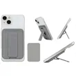 2 In 1 Slim Magnetic Leather Card Holder & Phone Stand | https://www.bestnamebadges.com