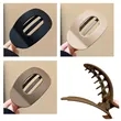 Anti-slip Frosted Flat Round Hair Clip | https://www.bestnamebadges.com
