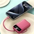 Mini Portable Power Bank with Cable Compact Lightweight | https://www.bestnamebadges.com