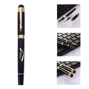 Modern Black Metal Fountain Pens