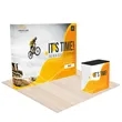 10FT Pop Up Trade Show Display Kit | https://www.bestnamebadges.com
