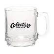 9 oz. Glass Coffee Mugs | https://www.bestnamebadges.com