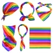 Polyester Bandana with Full Color Printing | https://www.bestnamebadges.com