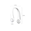 Outdoor Mini Neck Hanging Leafless Silent Cooling Fans | https://www.bestnamebadges.com