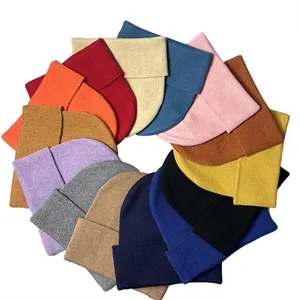 Custom Multi-Colored Unisex Acrylic Knitted Beanie Hat