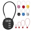 Simple Bicycle Ring Key Lock Anti-Theft Steel Cable | https://www.bestnamebadges.com