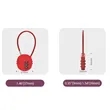 Simple Bicycle Ring Key Lock Anti-Theft Steel Cable | https://www.bestnamebadges.com