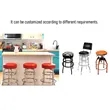 1950s Swivel American Style Designed Bar Stools | https://www.bestnamebadges.com