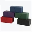 Children's Card Storage Box Leather Organizer | https://www.bestnamebadges.com