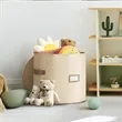 Cylindrical Shoe Storage Organizer with Removable Dividers | https://www.bestnamebadges.com