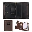 A4 Genuine Leather Folder Organizer | https://www.bestnamebadges.com