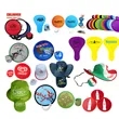 Foldable Cloth Fan Frisbee-Shaped Hospital Advertisement | https://www.bestnamebadges.com