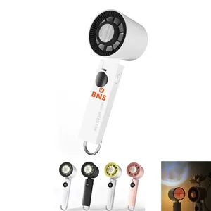Portable Handheld Turbo Fan Wtih Luminous Projection Night L