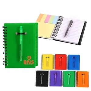 Spiral Notebook Pen Set Pocket Notepad