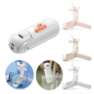 Fan With Power Bank Portable Foldable