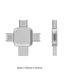Portable Large Capacity Metal Cross 4 In 1 USB Flash Drive | https://www.bestnamebadges.com