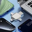 Portable Large Capacity Metal Cross 4 In 1 USB Flash Drive | https://www.bestnamebadges.com