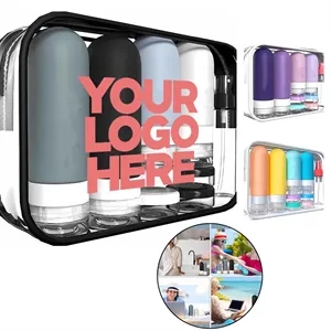 17 Pack Travel Bottles For Toiletries Silicone Containers