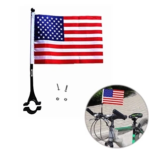 Polyester Safety Bicycle Square Flag | https://www.bestnamebadges.com