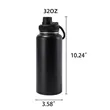 Compact Durable Water Bottle With Custom Logo Easy Drinking | https://www.bestnamebadges.com