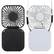 Handheld Rechargeable Folding Mini USB Fan w/Lanyard | https://www.bestnamebadges.com