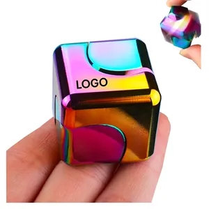Metal Fidget Spinner Cube for Adults Stress Relief Desk Toy