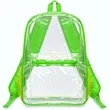Pocket Clear Plastic Backpacks | https://www.bestnamebadges.com