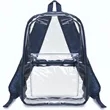 Pocket Clear Plastic Backpacks | https://www.bestnamebadges.com