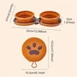 Portable 2-In-1 Spilled Pet Dog Bowl With Non-Slip Base | https://www.bestnamebadges.com