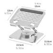 Rotatable Foldable Non-Slip Phone Tablet Computer Stand | https://www.bestnamebadges.com