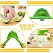Easy To Use Reduce Effort Lemon Lime Manual Juicer Squeezer | https://www.bestnamebadges.com