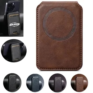 Generic Magnetic Sleek Phone Wallet Holder For Cards Bills