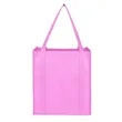 Non-Woven Grocery Tote Bag With Bottom Insert | https://www.bestnamebadges.com