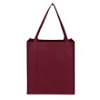 Non-Woven Grocery Tote Bag With Bottom Insert | https://www.bestnamebadges.com