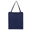 Non-Woven Grocery Tote Bag With Bottom Insert | https://www.bestnamebadges.com