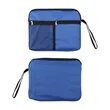 Polyester Waterproof Travel Cosmetic Toiletry Bag W/ Handle | https://www.bestnamebadges.com
