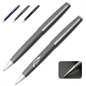 Executive Metal Ballpoint Pen with Custom Logo Clip | https://www.bestnamebadges.com