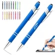 Stylus Ballpoint Pen with Click Action and Custom Logo | https://www.bestnamebadges.com