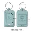 Fashion Luggage Tag | https://www.bestnamebadges.com