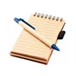 Eco Spiral Notebook with Matching Recycled Pen | https://www.bestnamebadges.com