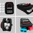 Golf Accessory Storage Pouch with Tee Slots and Carabiner | https://www.bestnamebadges.com
