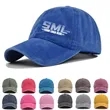 Vintage Washed Distressed Baseball Cap | https://www.bestnamebadges.com