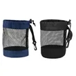 Golf Ball Mesh Carry Bag with Drawstring and Clip | https://www.bestnamebadges.com