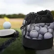 Golf Ball Mesh Carry Bag with Drawstring and Clip | https://www.bestnamebadges.com