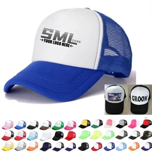6-Panel Custom Mesh Trucker Sports Baseball Cap