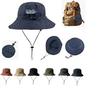 Portable Quick-Drying Storage Bag Bucket Hat Alpine Cap