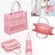 Portable Waterproof PVC Grocery Beach Bag | https://www.bestnamebadges.com
