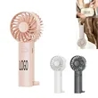 Mini USB Rechargeable Handheld Fan | https://www.bestnamebadges.com