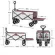 Collapsible Heavy Duty Beach Grocery Cart Camping Outdoor  U | https://www.bestnamebadges.com