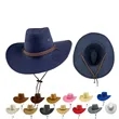 Outdoor Suede Cowboy Hat | https://www.bestnamebadges.com